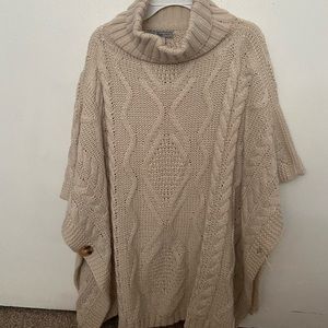 Bass cowlneck poncho